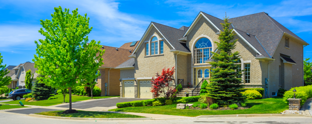 Custom built luxury house in the suburbs of Toronto, Canada.